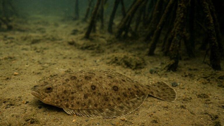 Illustration of new flounder species from Bahuda estuary, Odisha